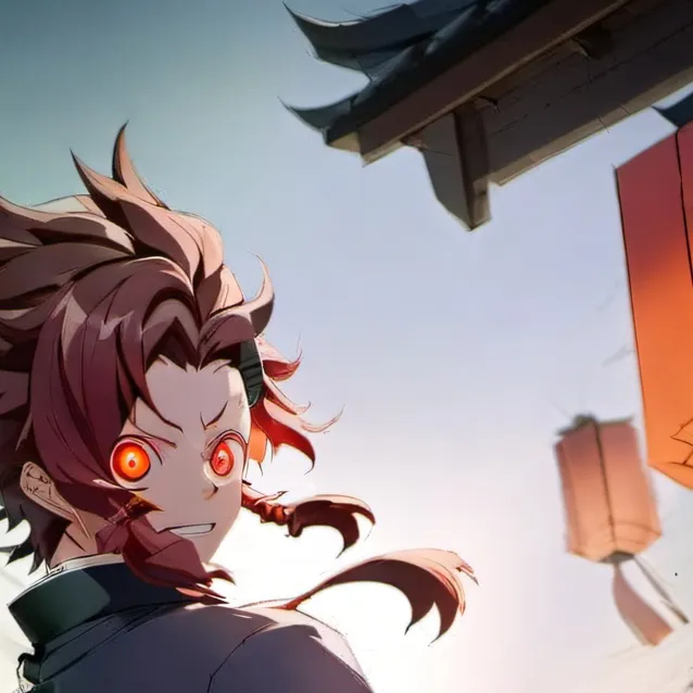 chat with ai character: demon king tanjiro