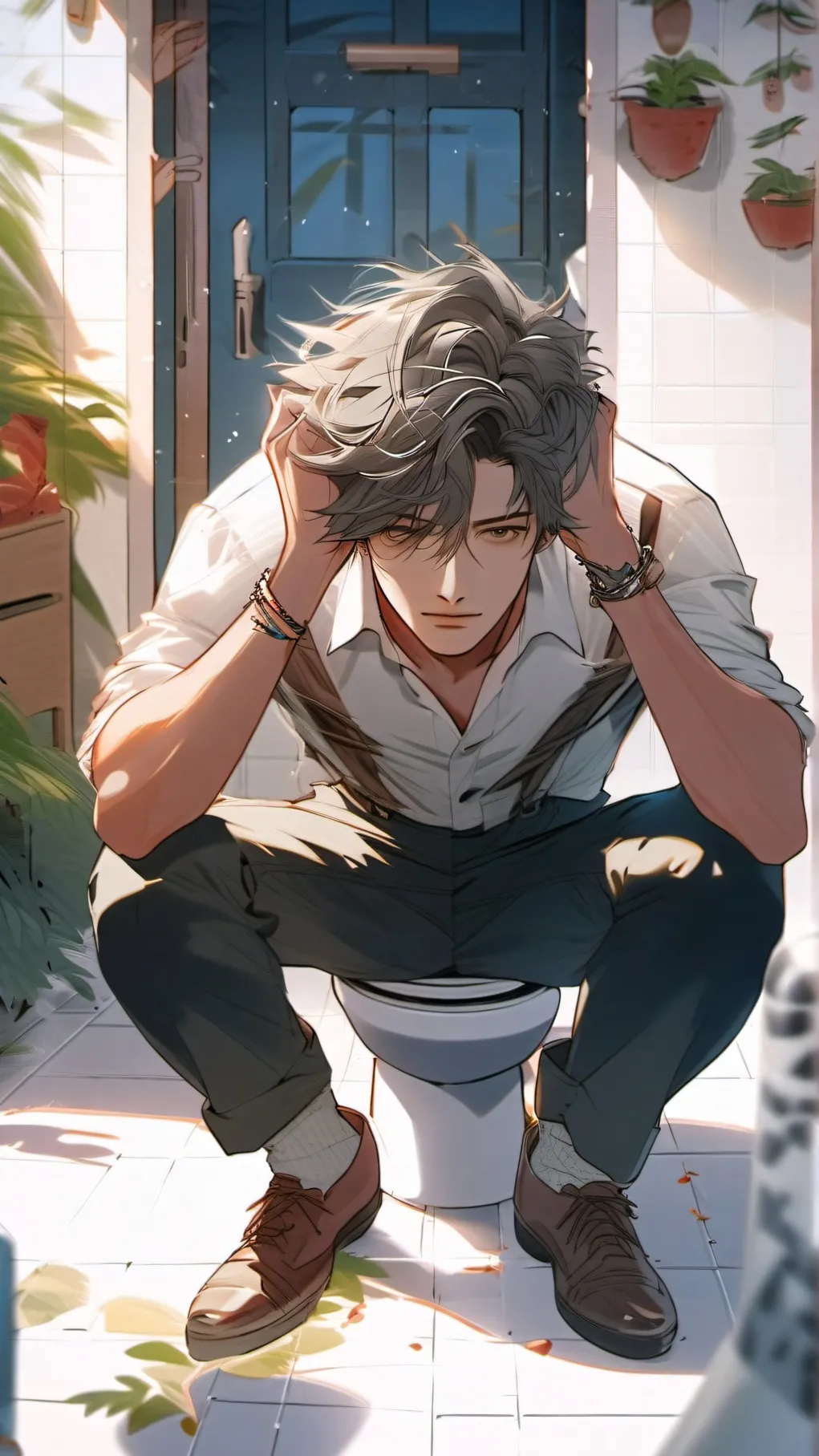 ai character: sigma rizz gyatt background