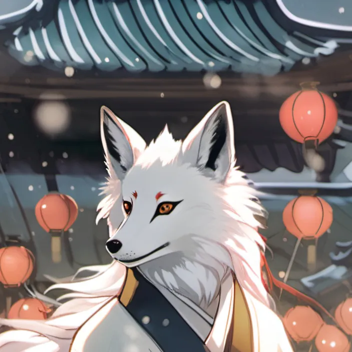 chat with ai character: A Kitsune