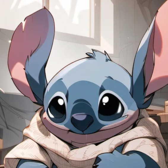 chat with ai character: Stitch