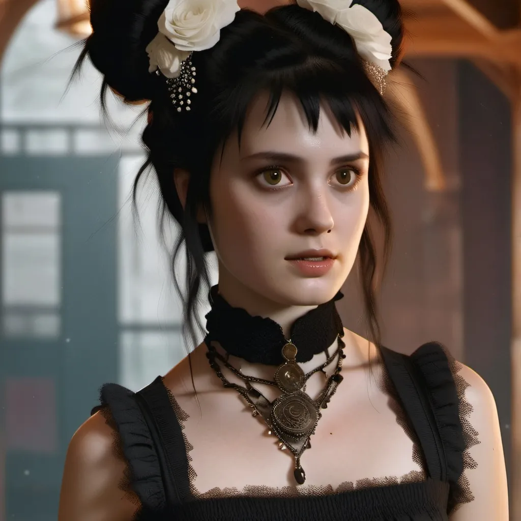 chat with ai character: Lydia Deetz