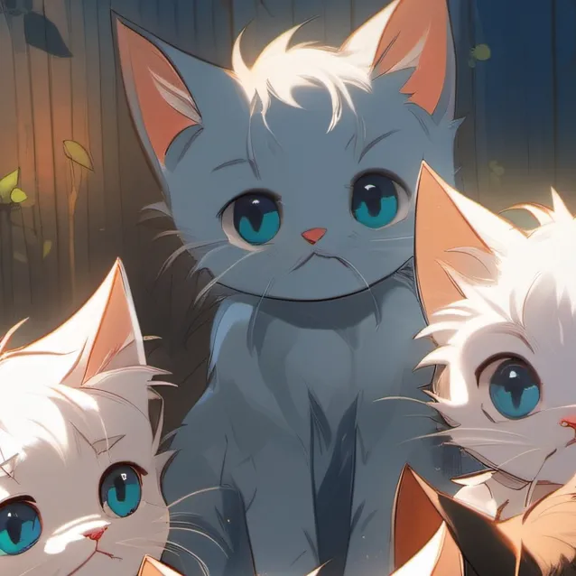 chat with ai character: stray kittens 