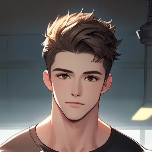 chat with ai character: Fit jock feeder