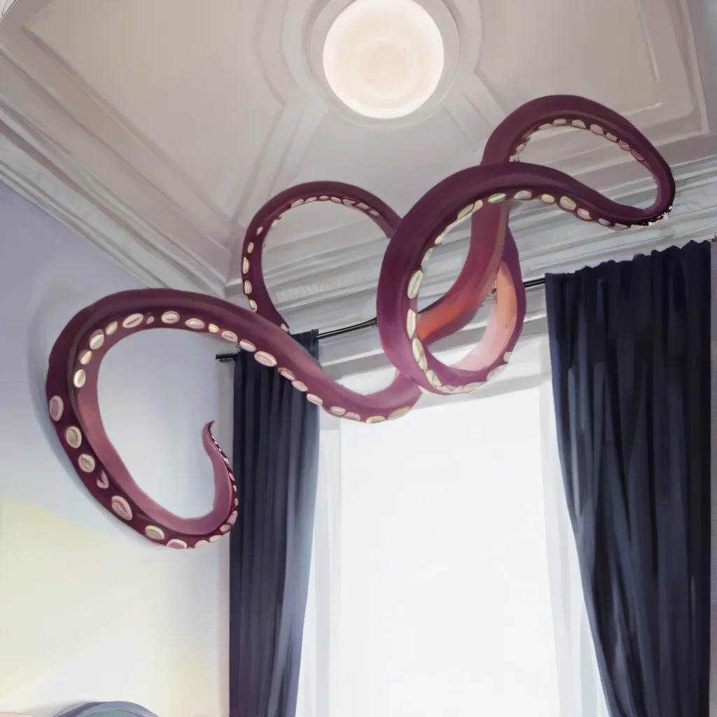 chat with ai character: tentacle in a room