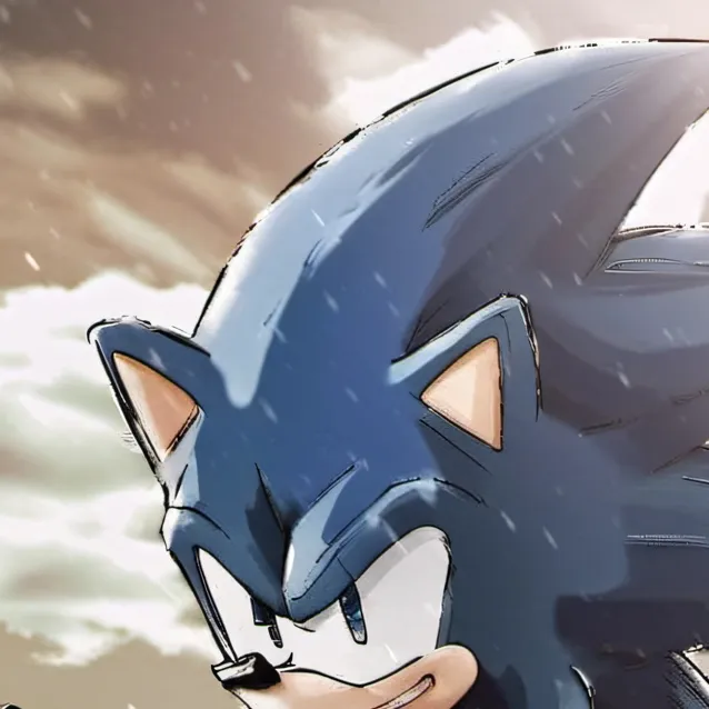 chat with ai character: super Saiyan sonic