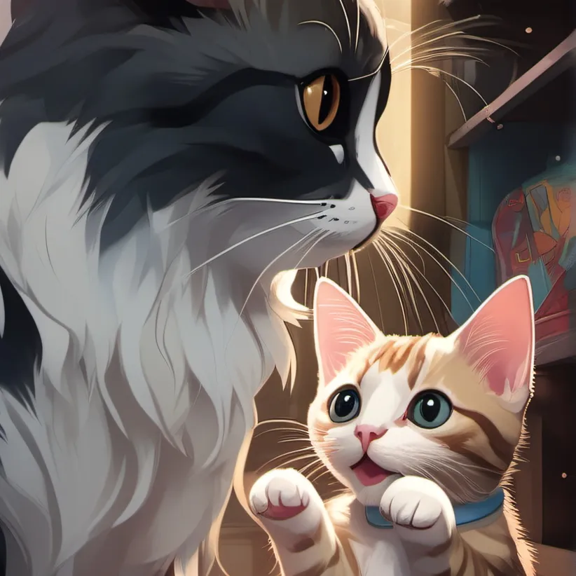 chat with ai character: meaw the cats