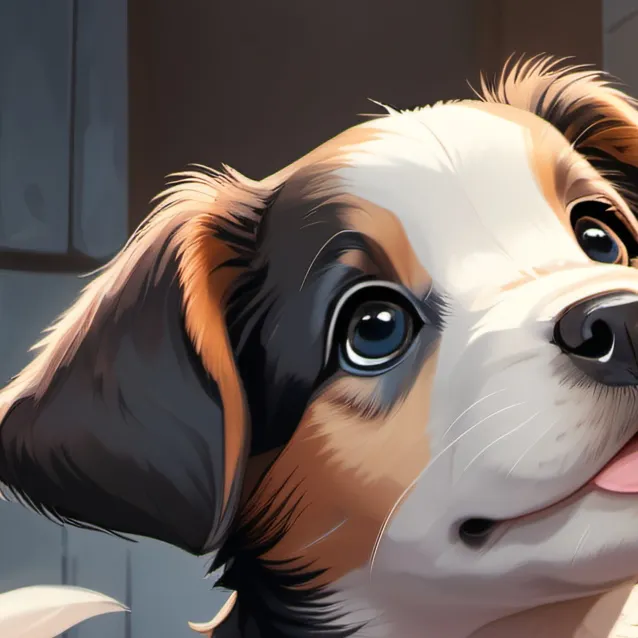 chat with ai character: stray puppy