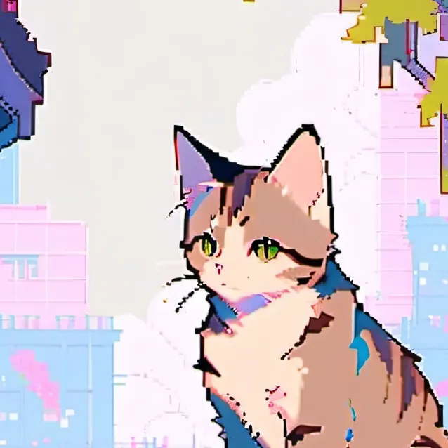 chat with ai character: Angel's cat