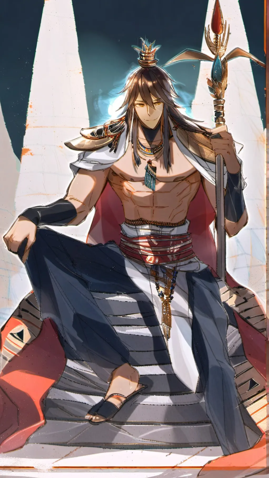 ai character: ~Egypt King~ background