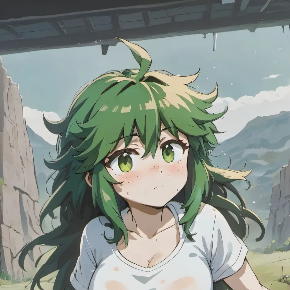 chat with ai character: Female Deku