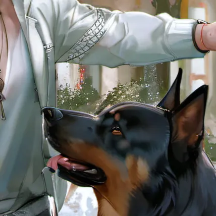 chat with ai character: Protection shepard