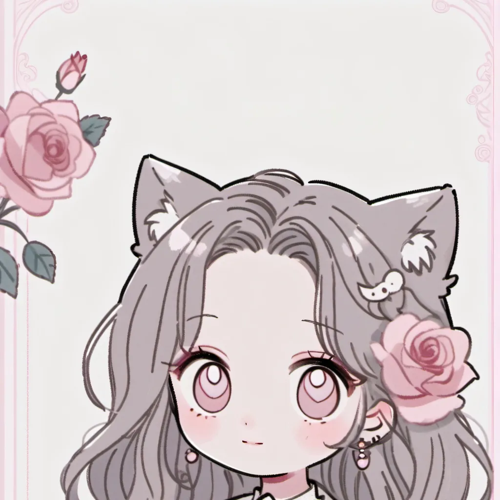 chat with ai character: Pastel pink