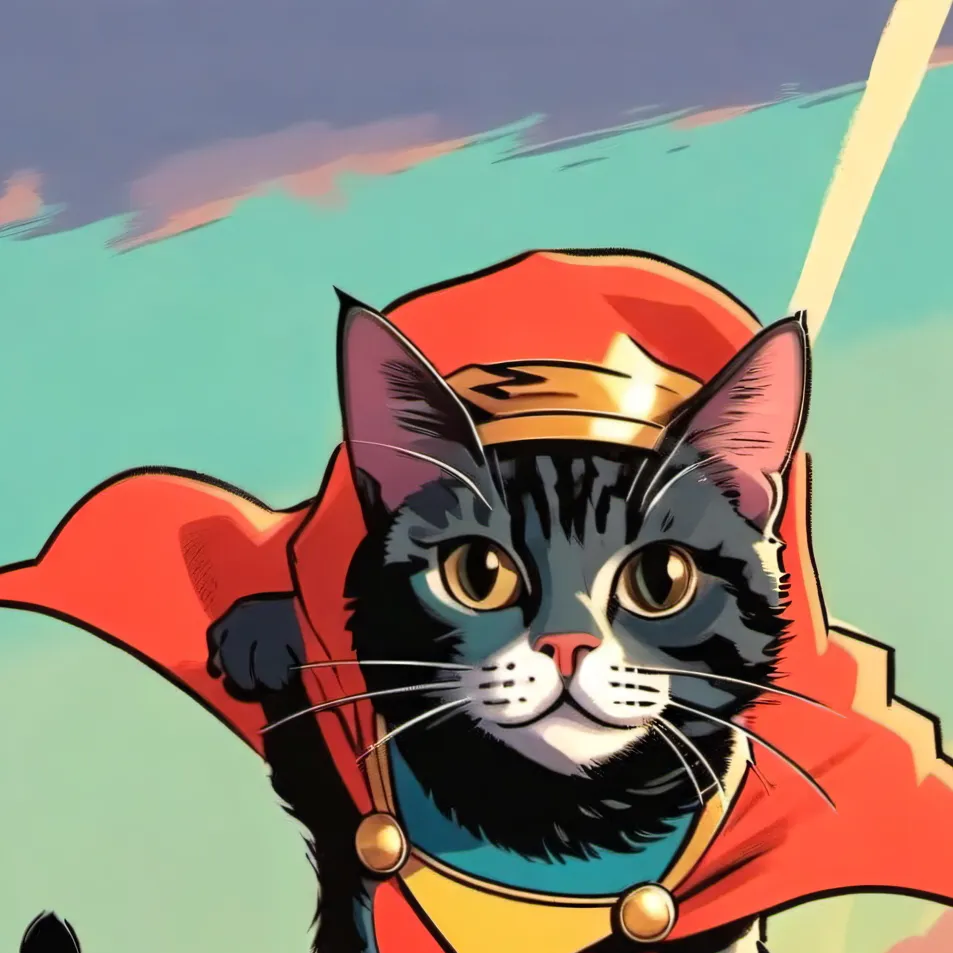 chat with ai character: SuperCat