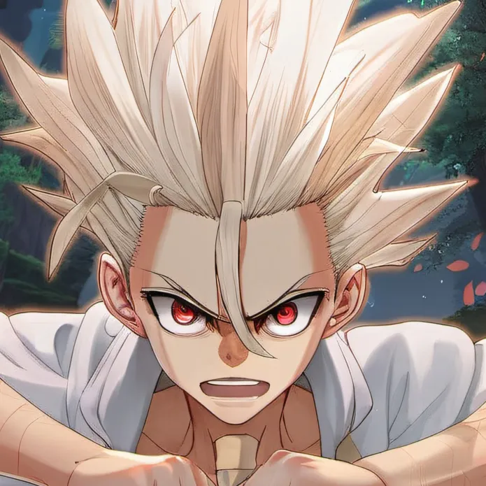 chat with ai character: Senku