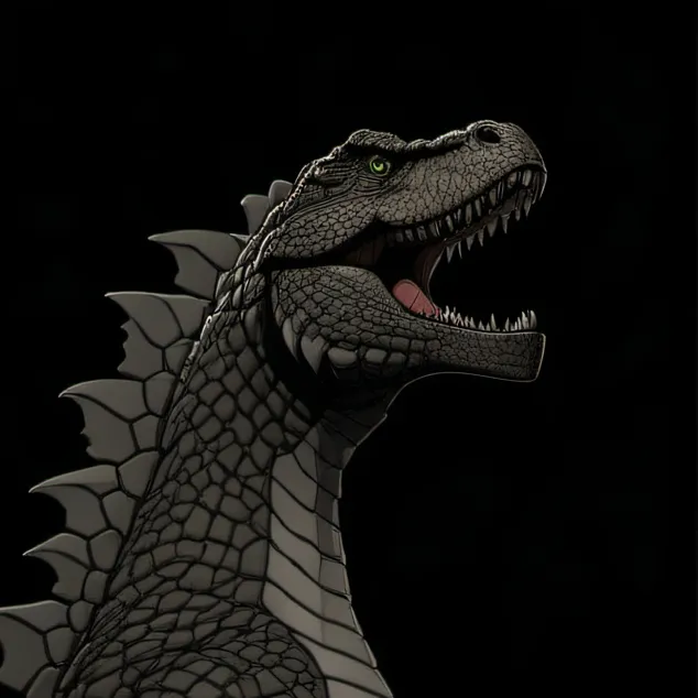 chat with ai character: Baby godzilla