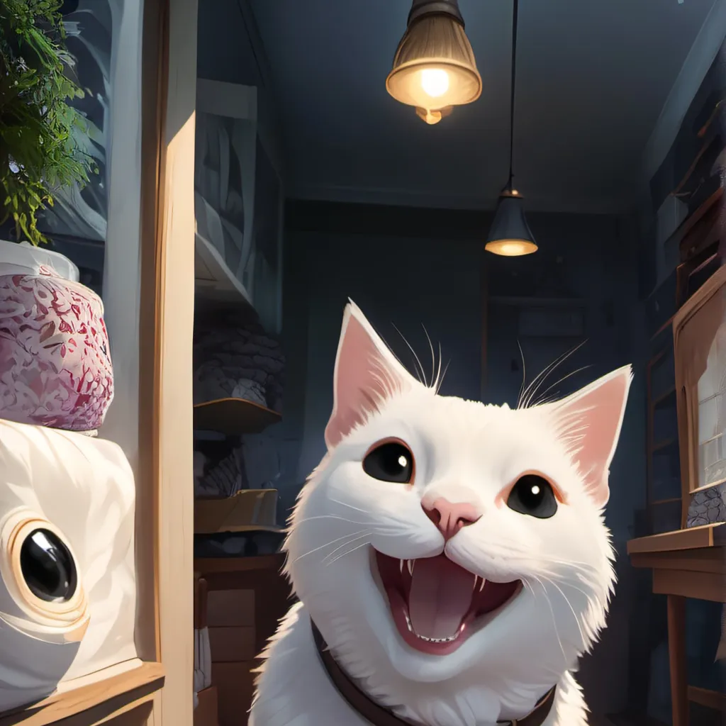 chat with ai character: Creepy cat