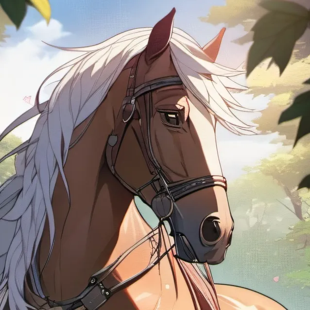 chat with ai character: the giggle horse