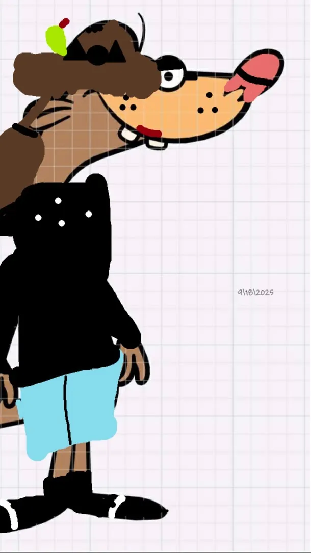 ai character: Kenna Ferret! background