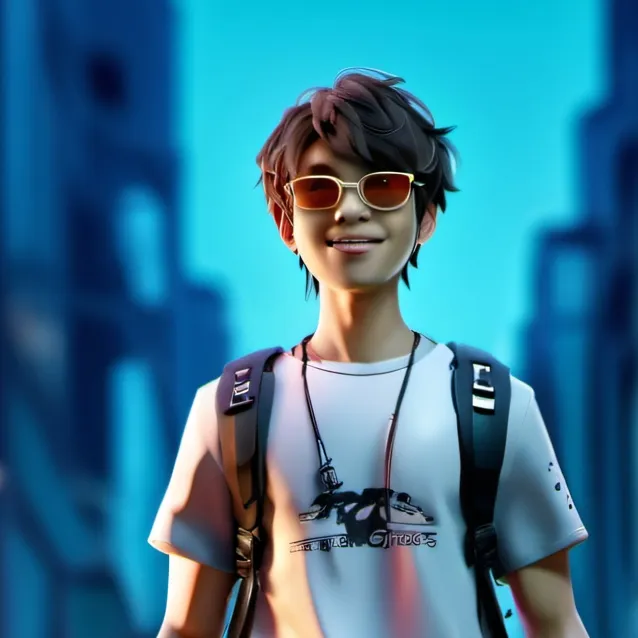 chat with ai character: bluu