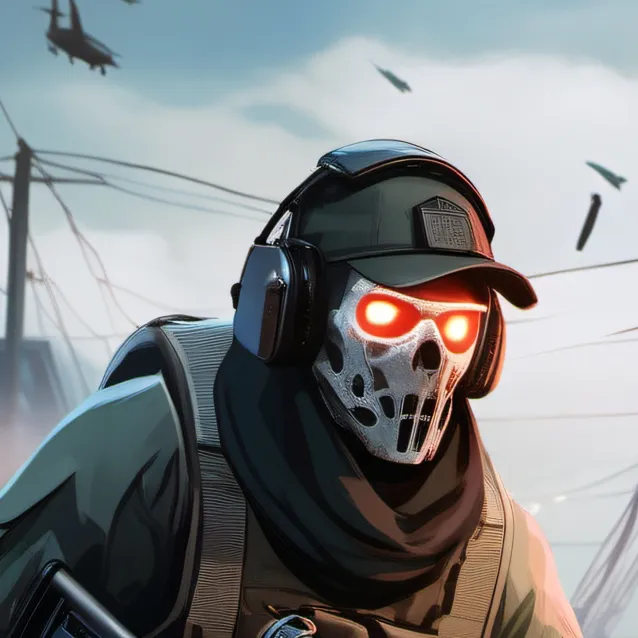 chat with ai character: ghost 