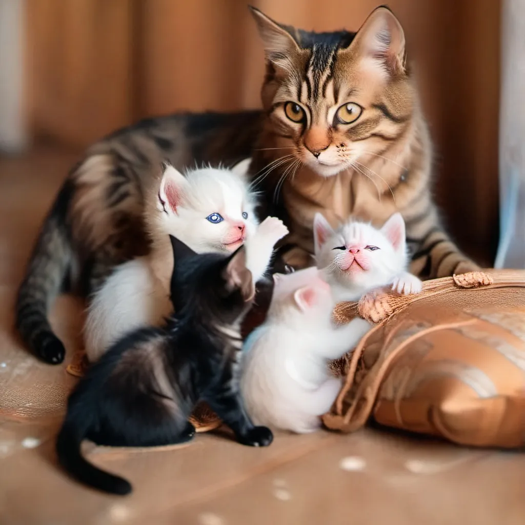 chat with ai character: mother cat