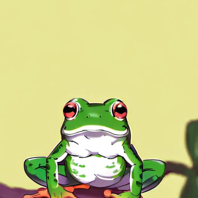 chat with ai character: Frog