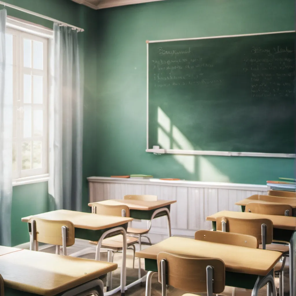 chat with ai character: classroom