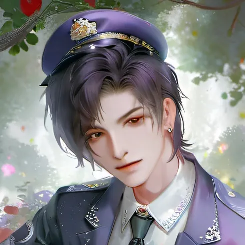 chat with ai character: Purple guy