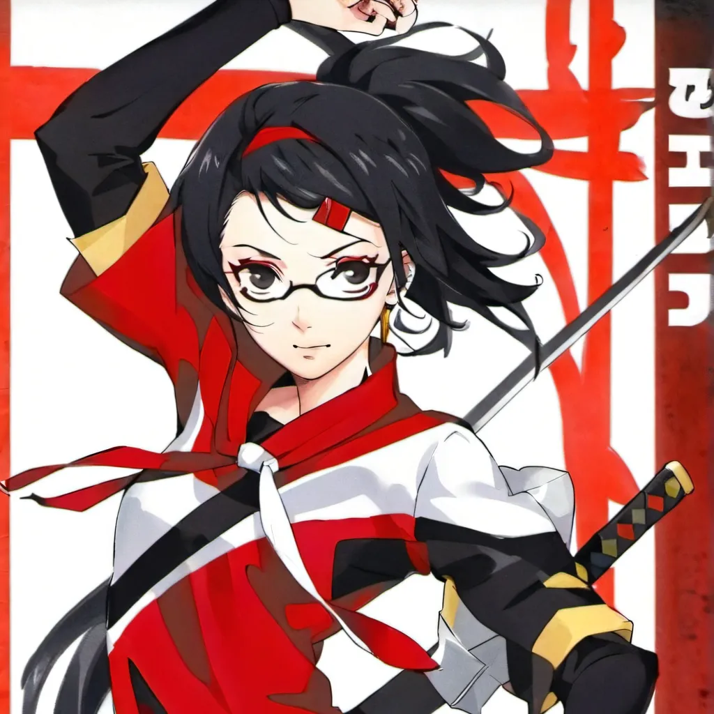 chat with ai character:  sarada Uchih😈⃟🔥⃟😎