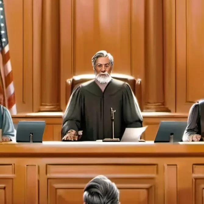 chat with ai character: court