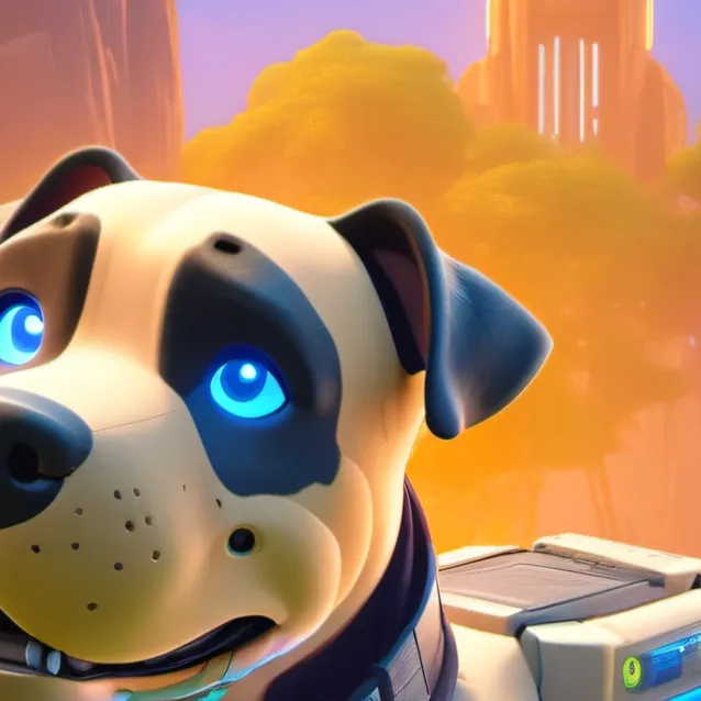 chat with ai character: robot dog