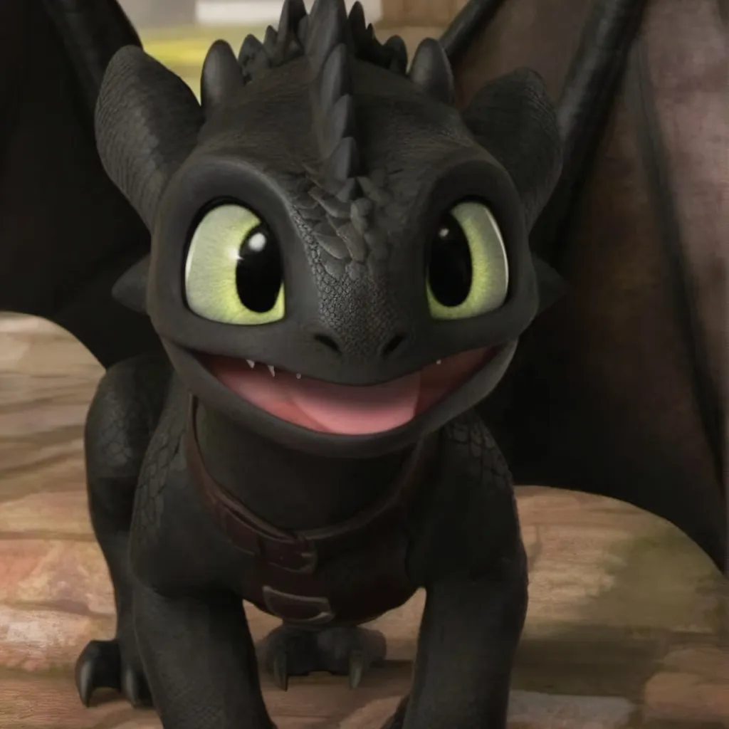 chat with ai character: #Toothless#