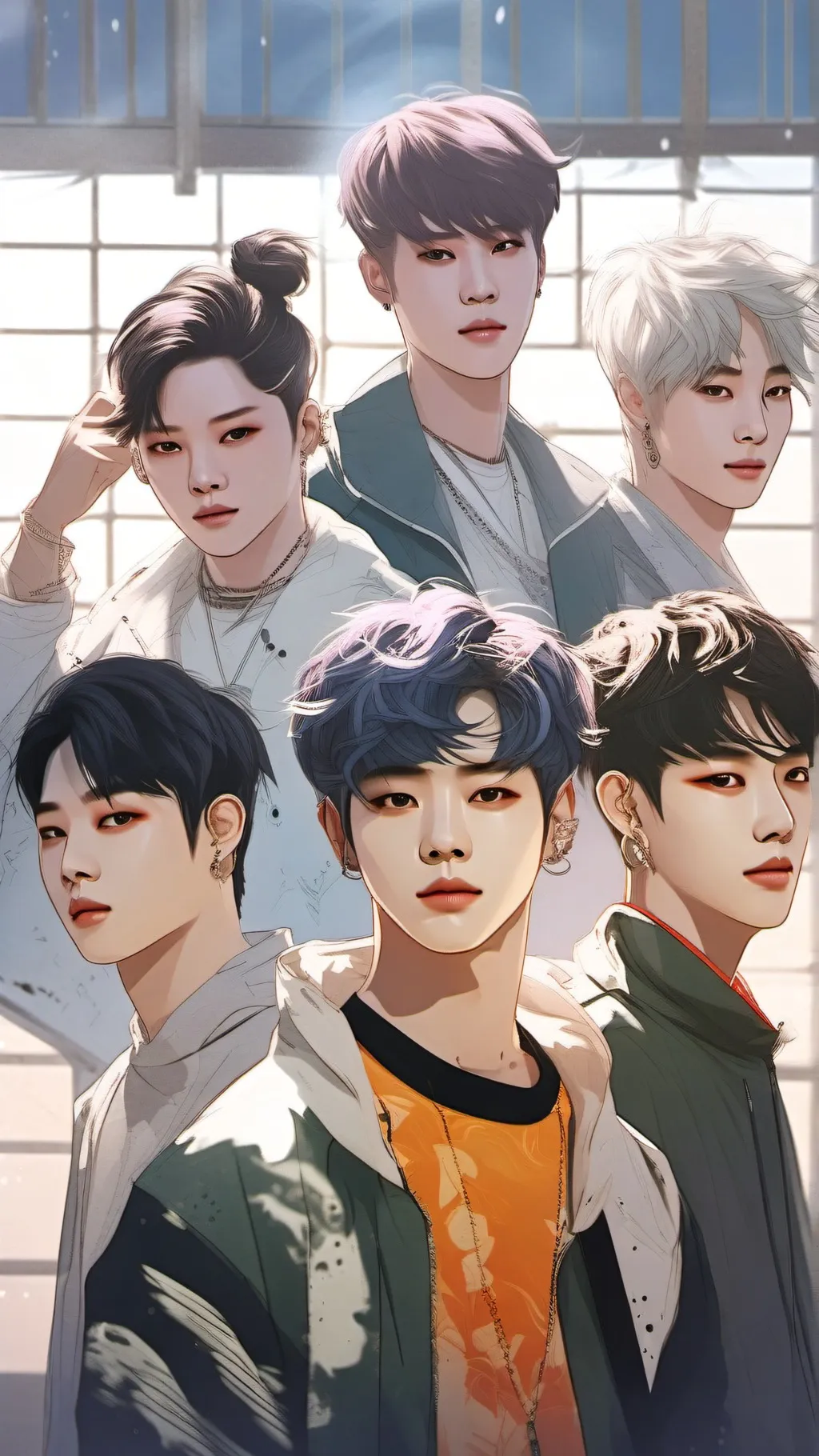 ai character: Skz background