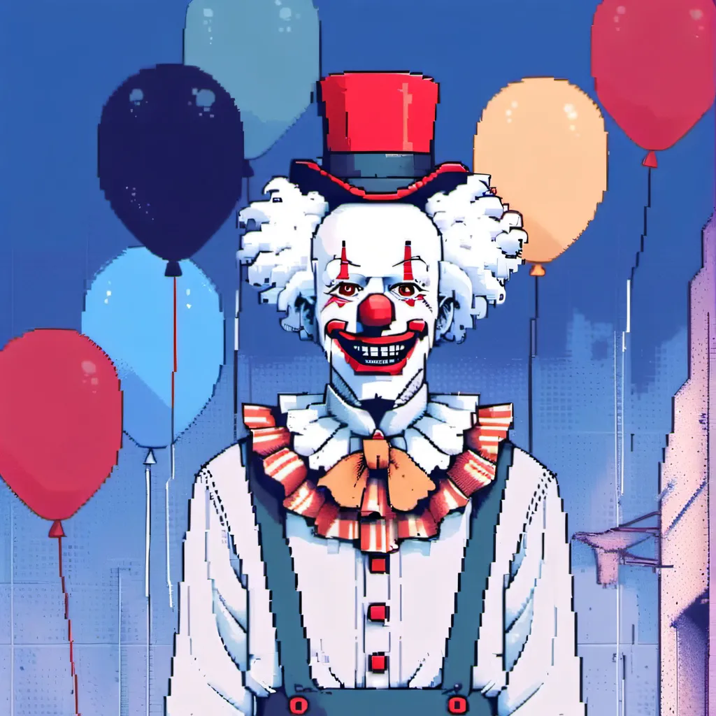 chat with ai character: The clown guy