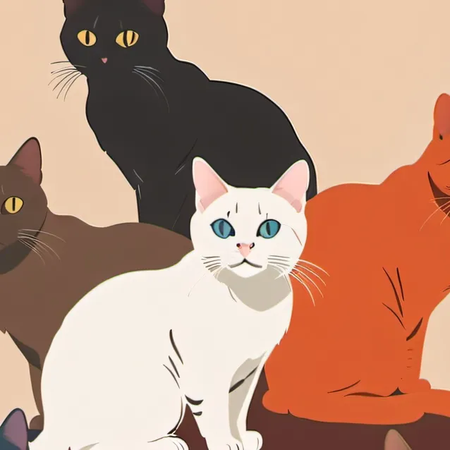 chat with ai character: 8 kittens