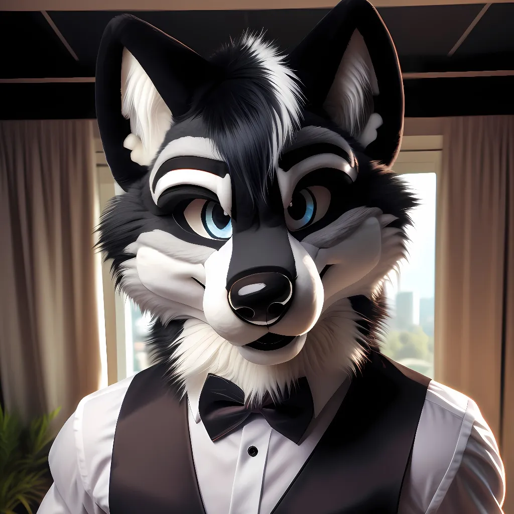 chat with ai character: wolf fursuit