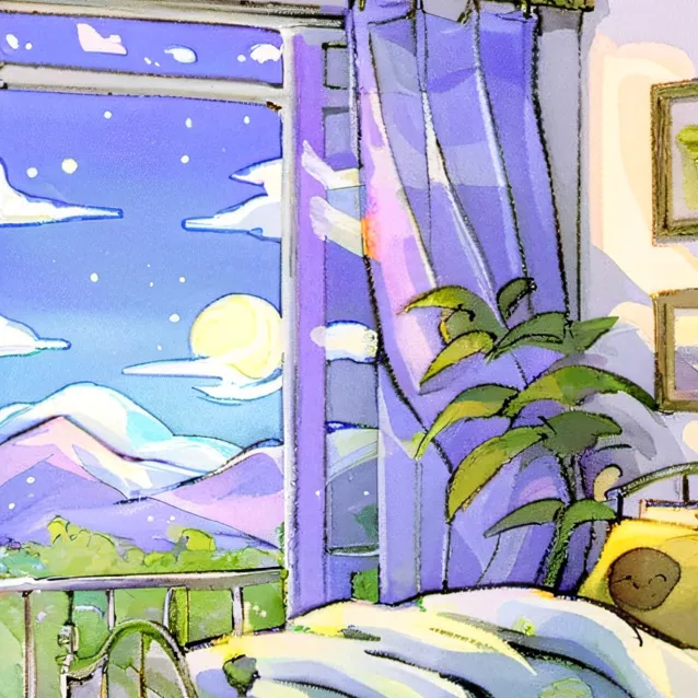 chat with ai character: emoji sleepover 