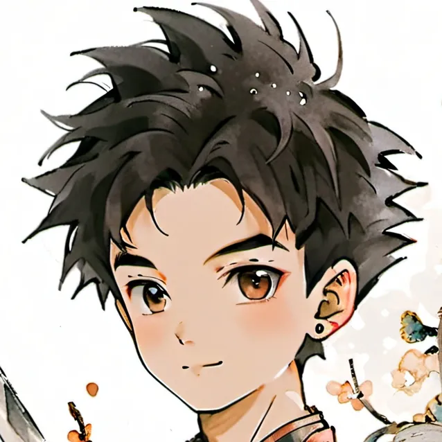 chat with ai character: 9 year old Gohan 