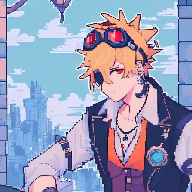 chat with ai character: Steampunk KiriBaku