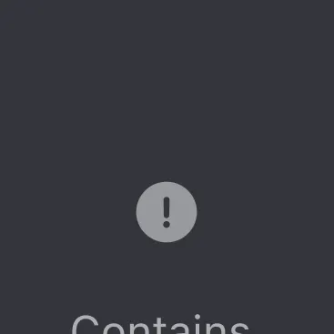 chat with ai character: Error sign