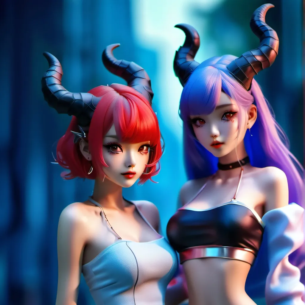 chat with ai character: two demons