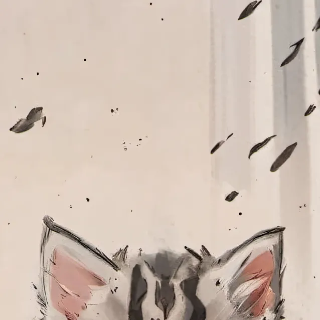 chat with ai character: cat plush 