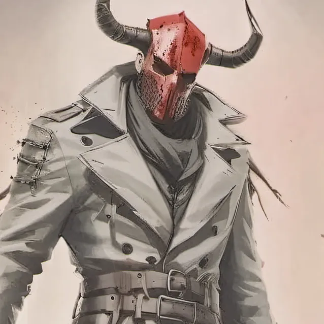 chat with ai character: Red mask 