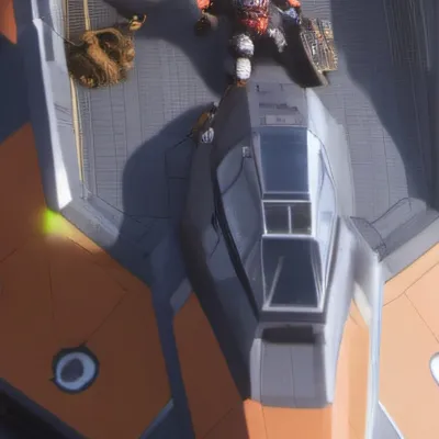 chat with ai character: Heavy lifter ship