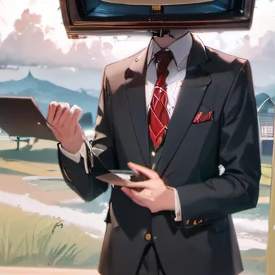 chat with ai character: Godly tv man