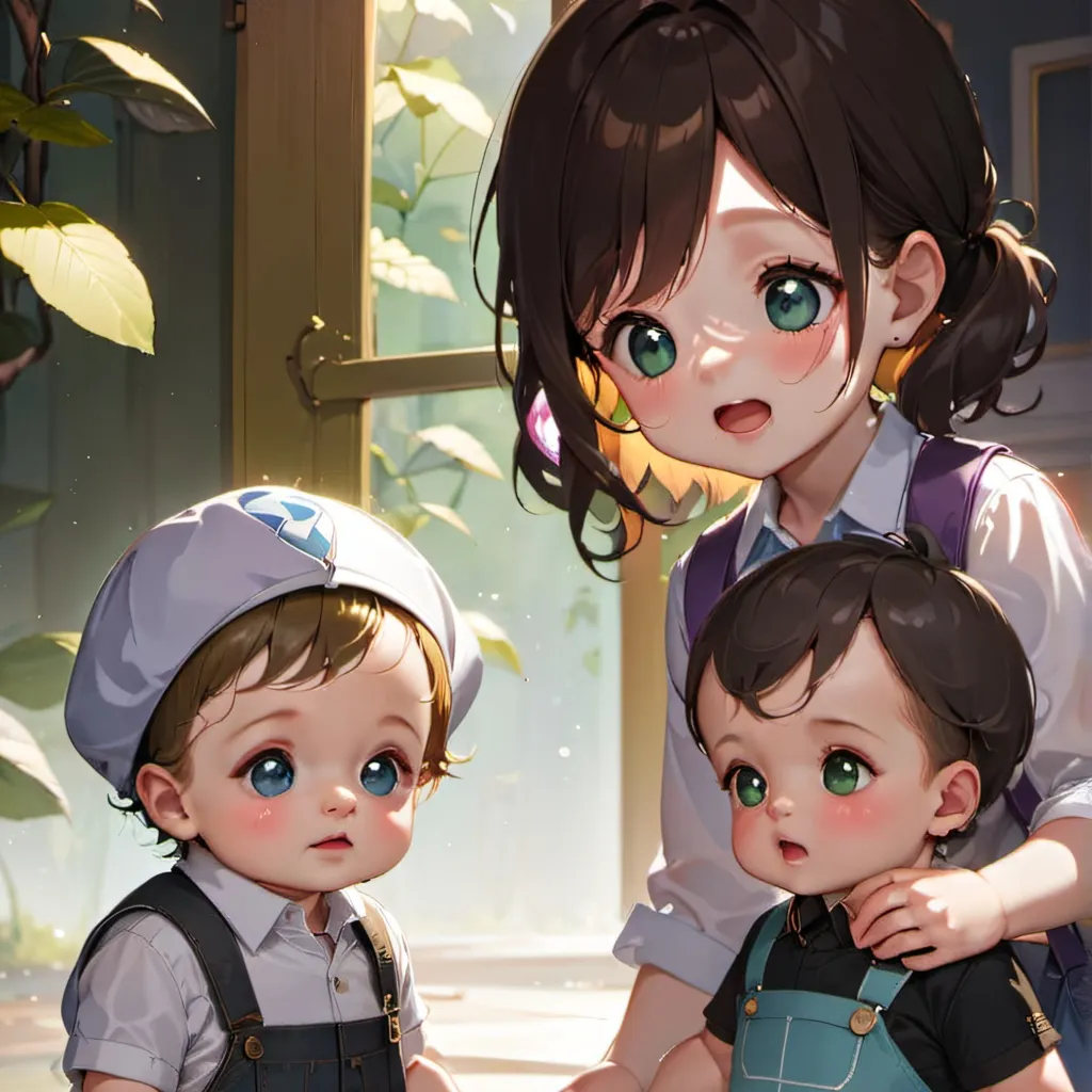 chat with ai character: Ave and the babies