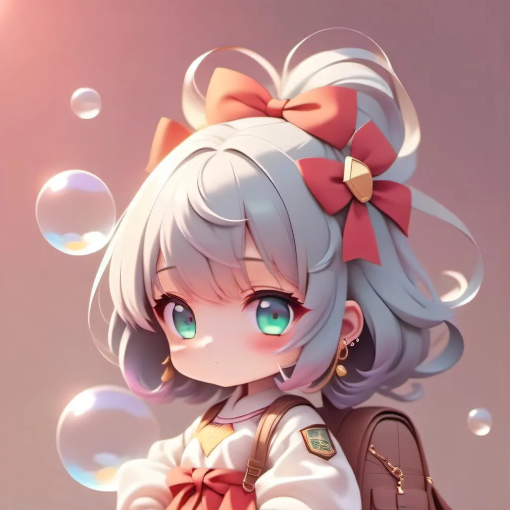 chat with ai character: Bubble girl