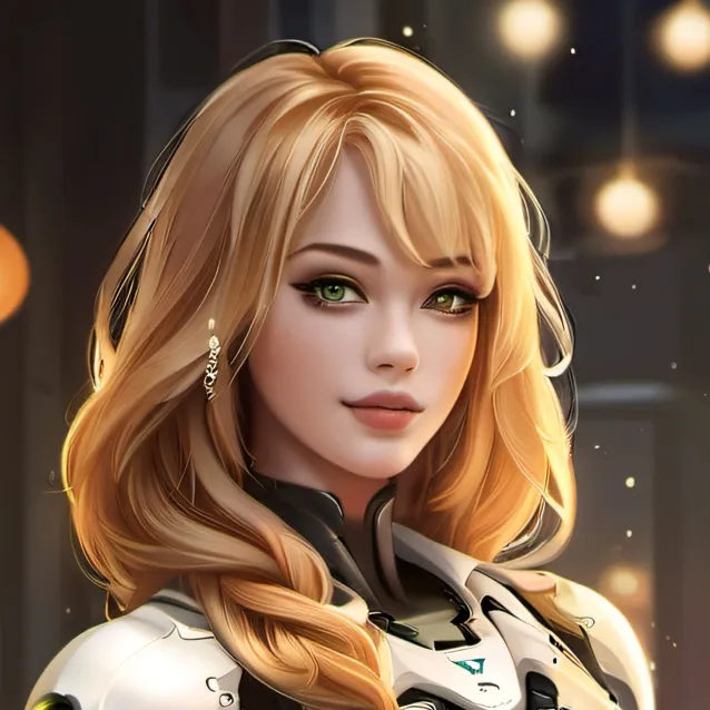 chat with ai character: Evangeline (Robot)