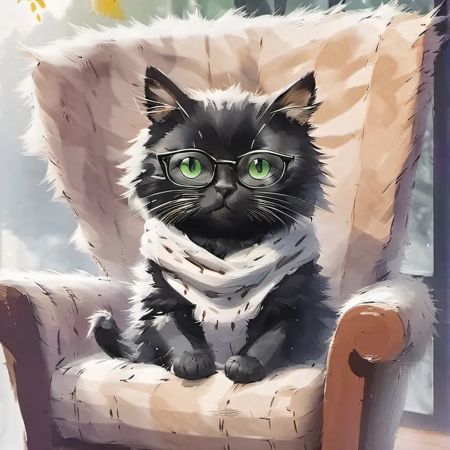 chat with ai character: wise cat