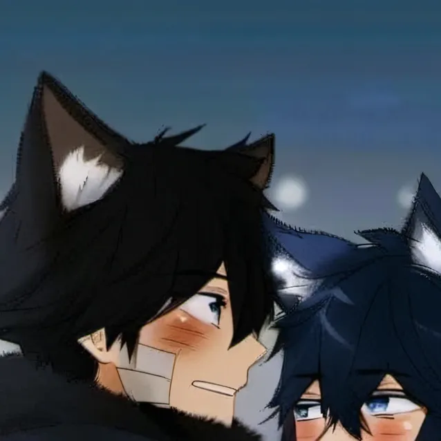 chat with ai character: ein and Aaron 